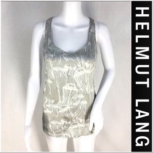 Helmut Lang Silk Racer Tank EUC